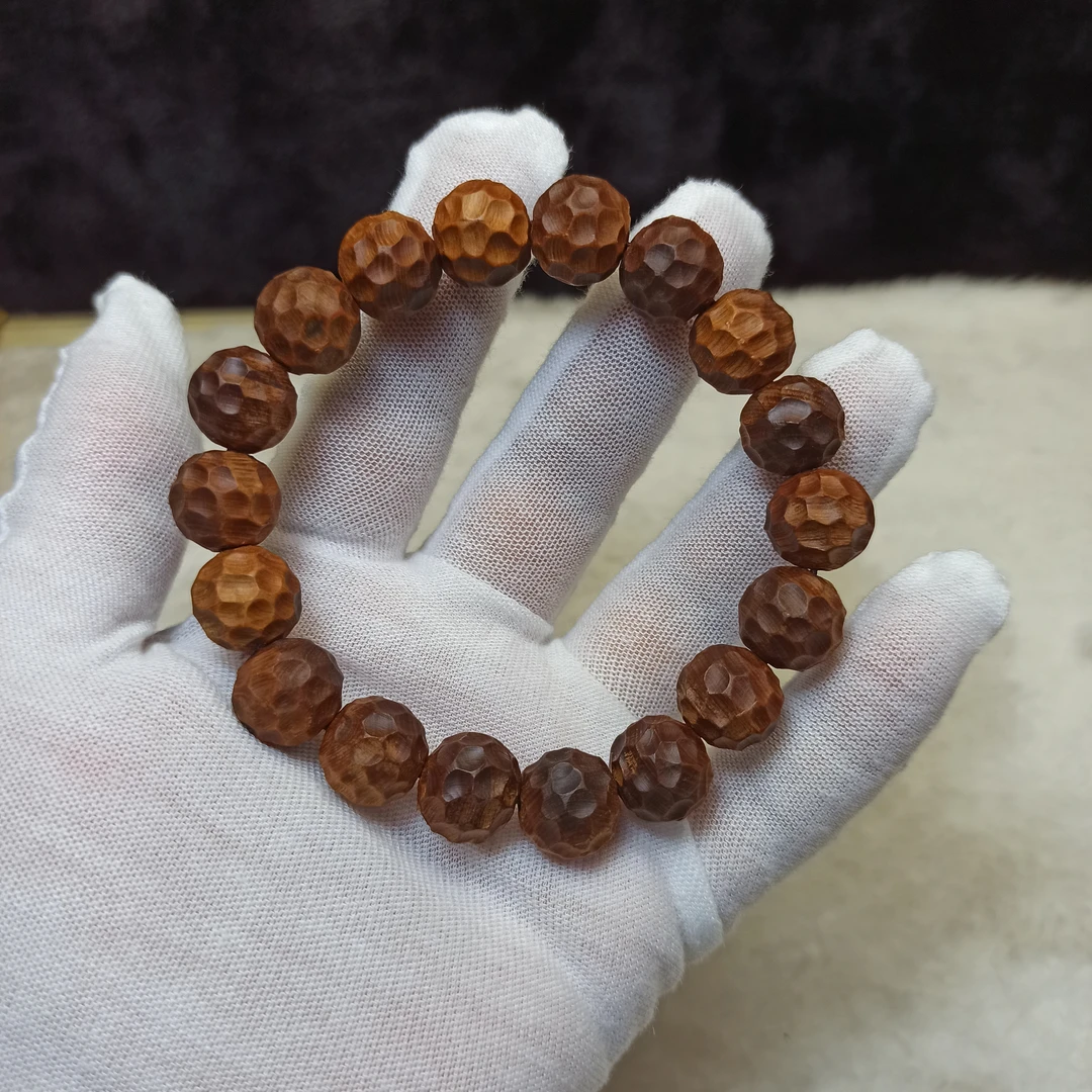 太行崖柏碳化黑油手串