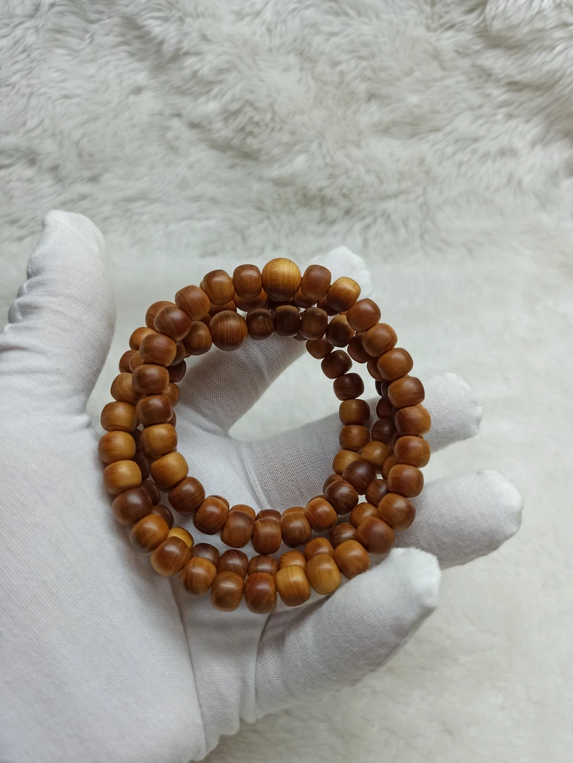 太行崖柏手串108颗0.8cm，太行崖柏陈化料手串