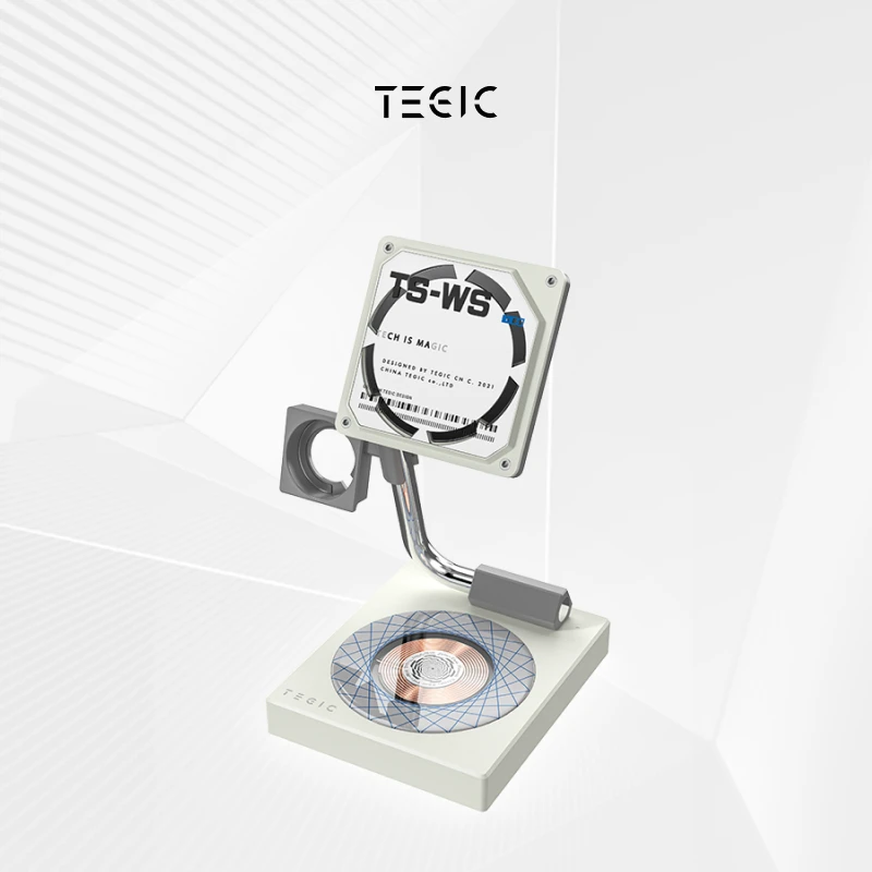 TEGIC套装可选三合一兼容MagSafe便携桌面无线充电旋转铝合金支架