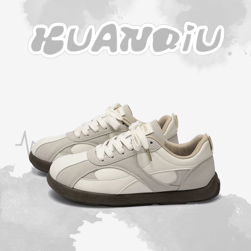 环球爆款时尚板鞋女2025秋季新款增高厚底休闲鞋减震耐磨运动鞋子