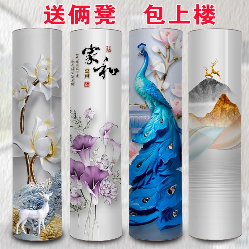 360度创意旋转鞋柜圆形鞋架家用门口简约现代阳台省空间储物柜