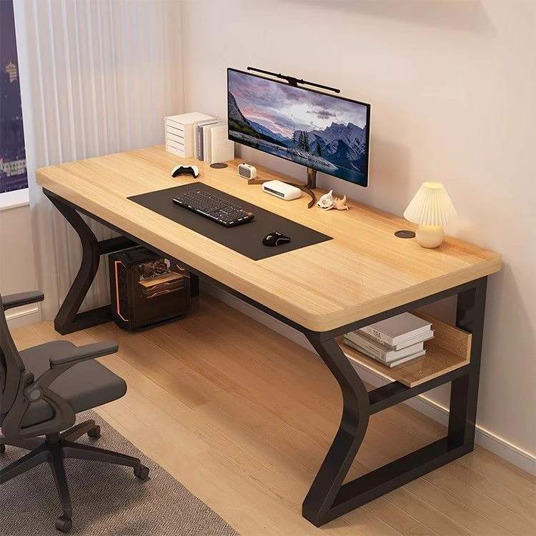 实木电脑桌台式书桌学生学习桌卧室家用办公桌小户型简易电竞桌子