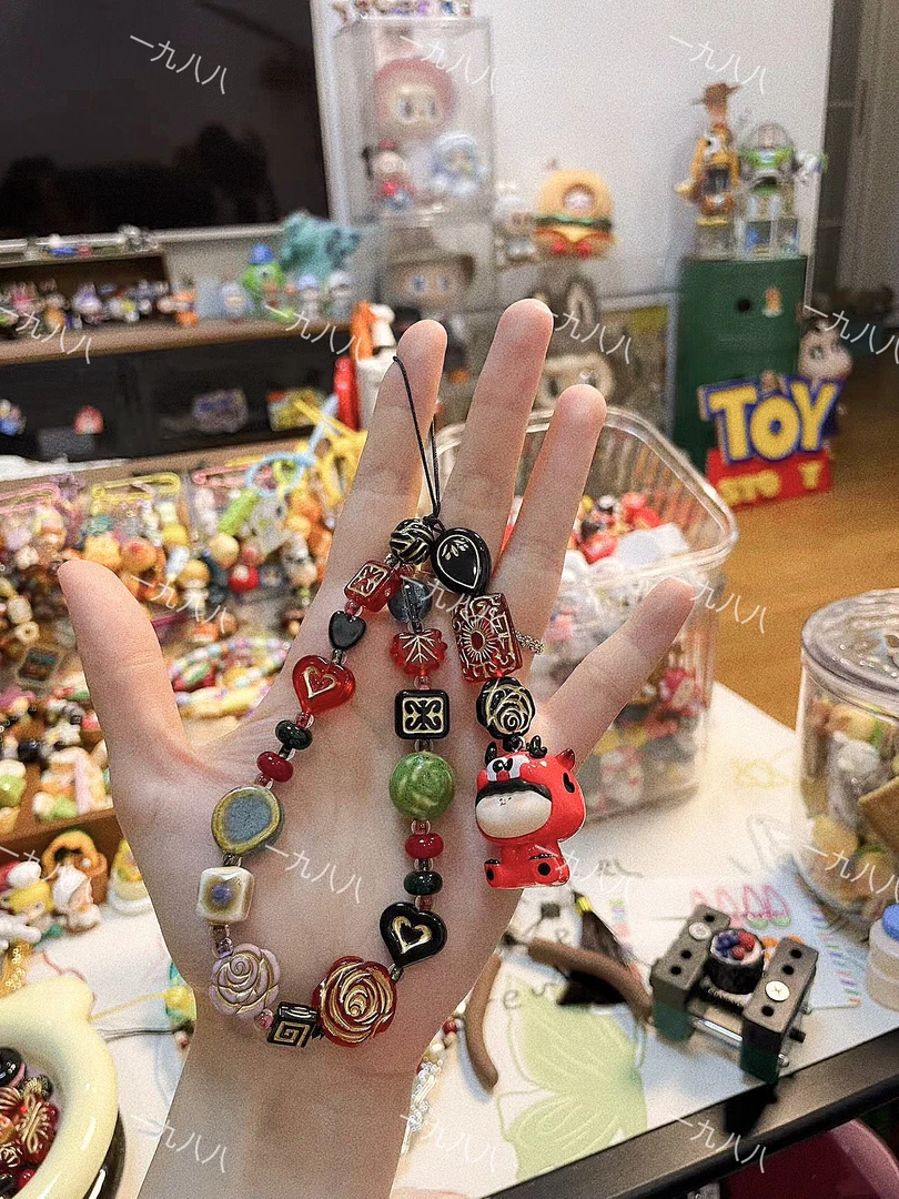 原创diy手工挂件 车挂包挂