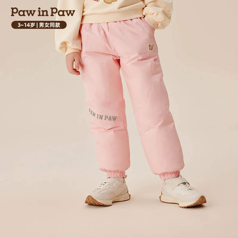 PawinPaw2024年秋冬新款男女童防风保暖羽绒裤PCTDE4T31E