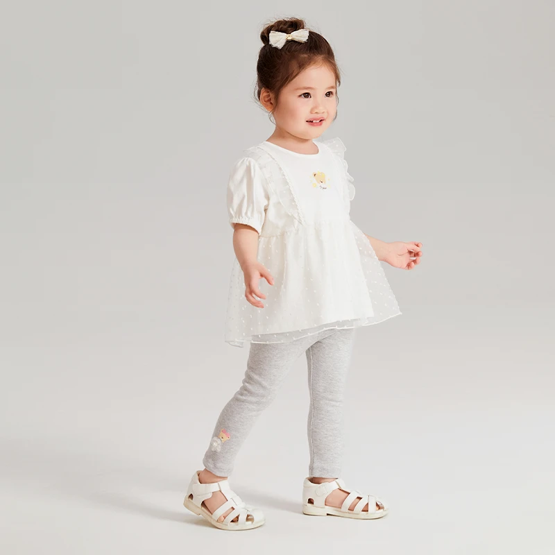 【达人专属】PawinPaw小熊童装春夏新款儿童纯色打底裤PCTME2381K