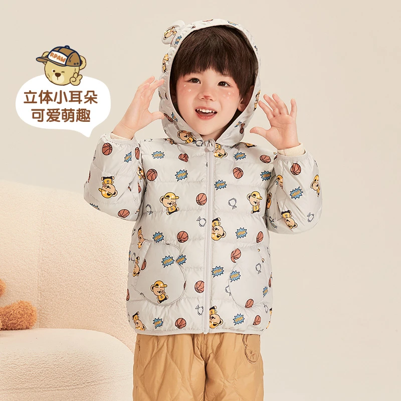 PawinPaw卡通小熊童装冬款儿童轻薄款羽绒服外套PCJDD4981Q
