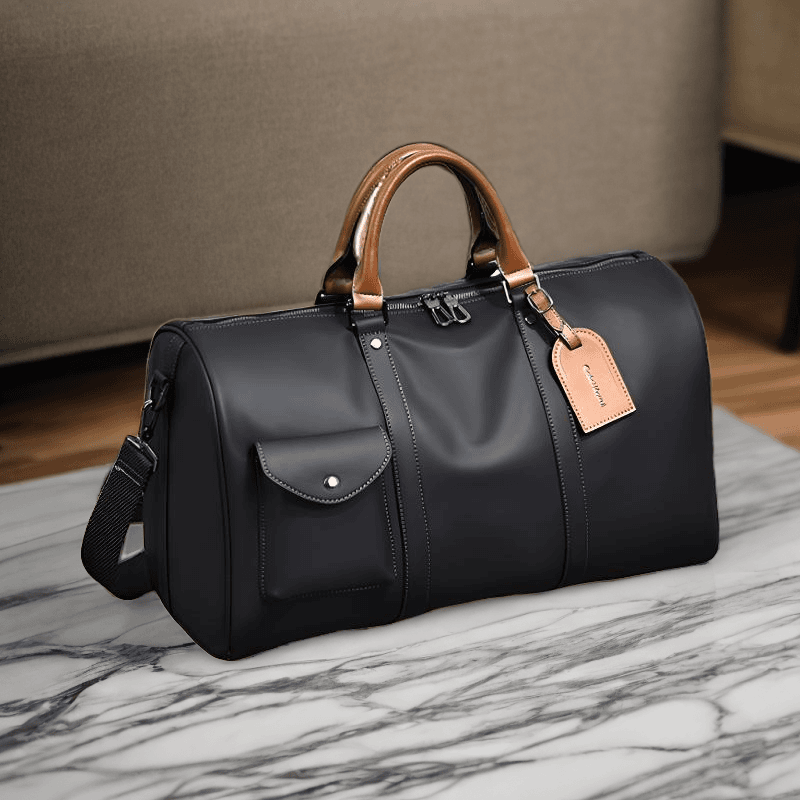 CateiKarrui 时尚男士商务斜跨出差包登机包衣服包轻便休闲单肩包