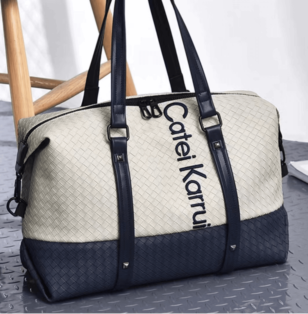 CateiKarrui 时尚休闲单肩包轻便百搭出差包潮流简约男士登机包包