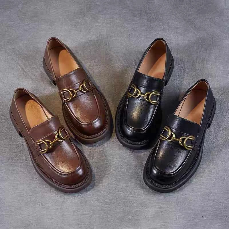 【亏本宠粉】2025春季新品平底休闲英伦风时尚小皮鞋女鞋3279