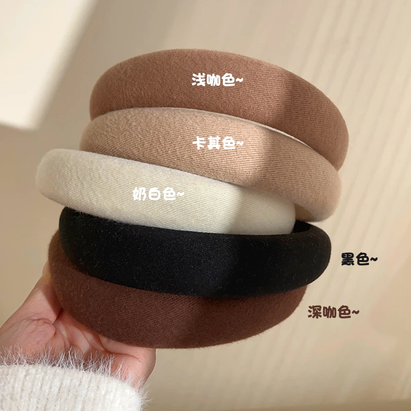 高颅顶发箍女2024年新款网红头箍压发发捆高级感洗脸发卡束发头饰