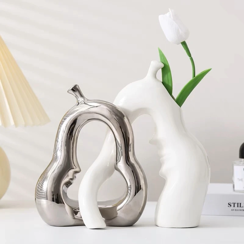 轻奢高端大气酒柜装饰品摆件套装陶瓷现代客厅电视柜茶几家居玄关