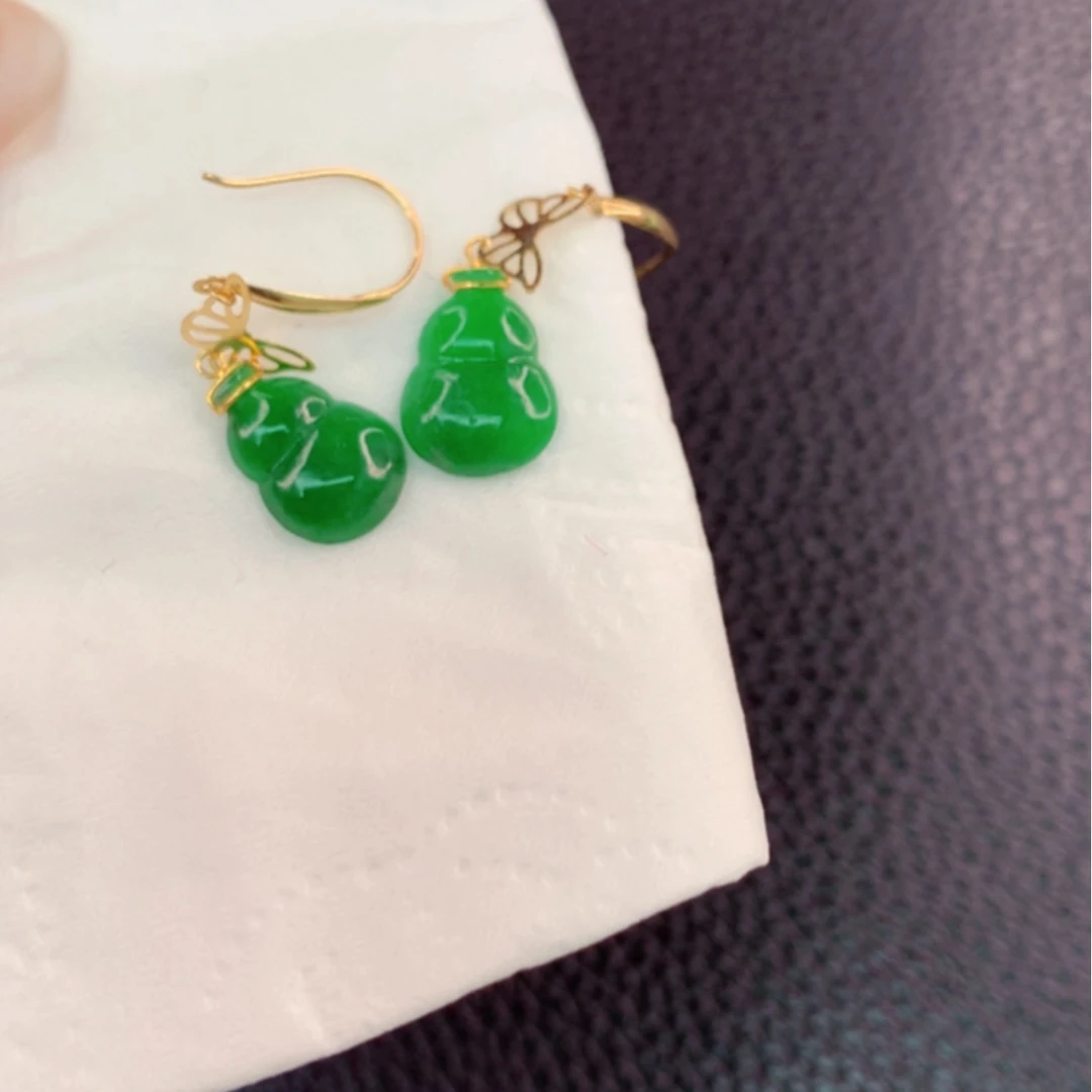 【闪购商品】翡翠如图18K金镶嵌