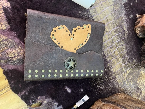 纯手工牛皮手帐本