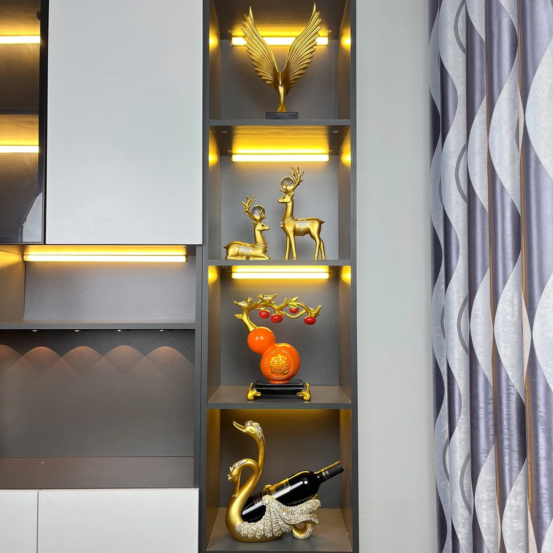 新款轻奢风客厅玄关酒柜电视柜高档装饰品乔迁搬新房暖居礼品摆件