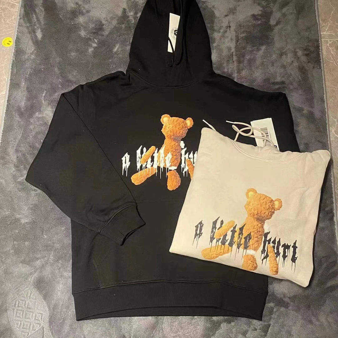 高街重工毛圈柜子款男女连帽卫衣