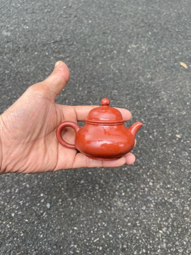 潘壶手工壶！容量125毫升！朱泥！做工精细！出水爆爽