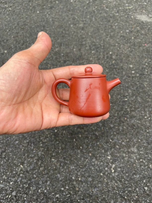 高瓢!(手拉）茶壶！容量一百二十毫升！朱泥！做工精细！出水爆爽
