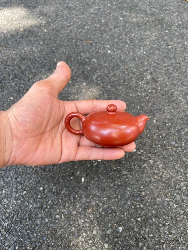 贵妃款手工壶泡茶壶！容量125毫升！朱泥大红袍！做工精细！出水爆爽！