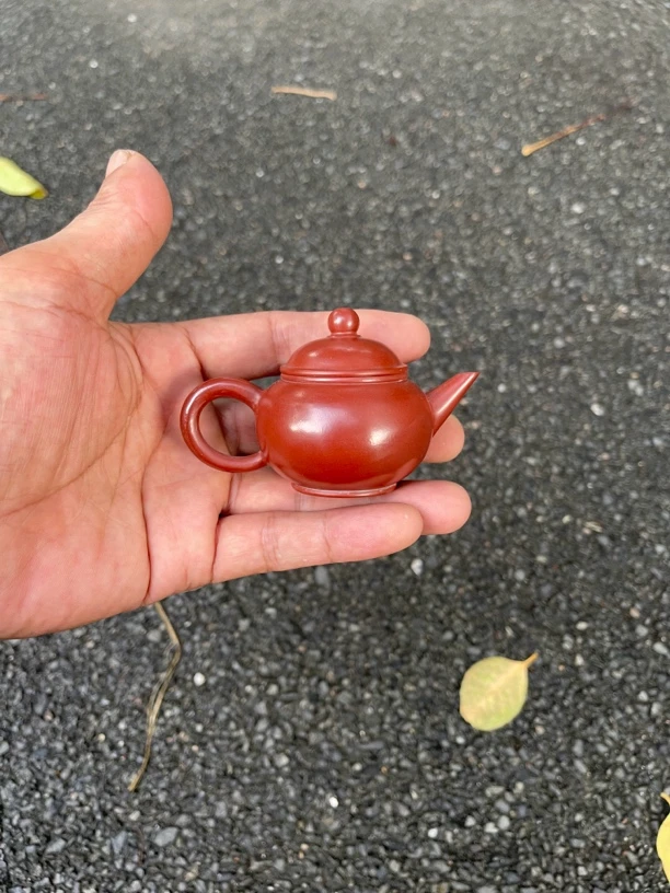 迷你小水平！手拉壶！ 容量60毫升！做工精致！朱泥！泥料润！出水好