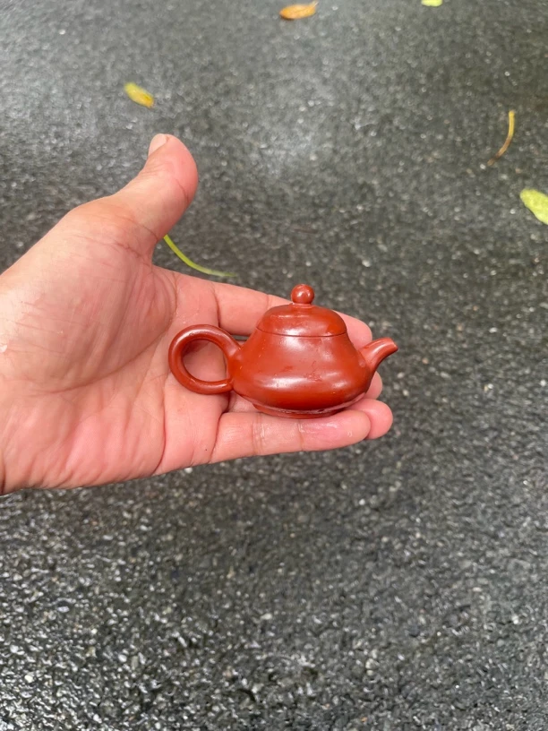 迷你小玉乳！手拉壶！容量50毫升！朱泥！做工精细！出水爆爽茶具茶壶
