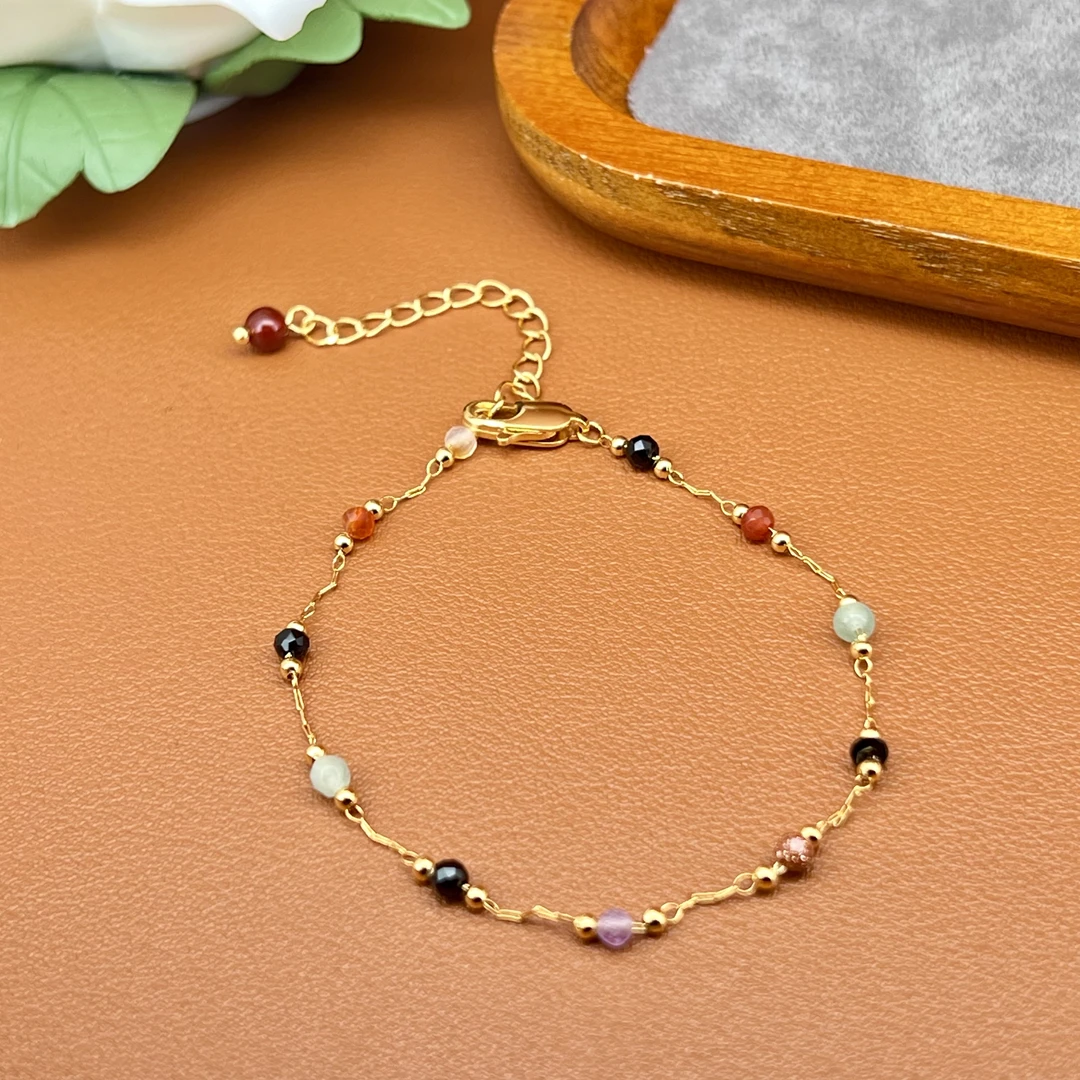 4577彩色圆球手链