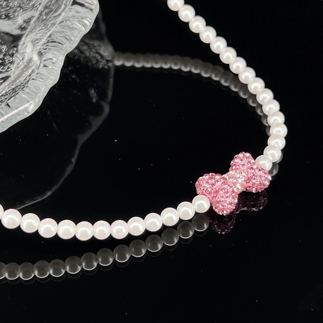 6451气质蝴蝶结项链