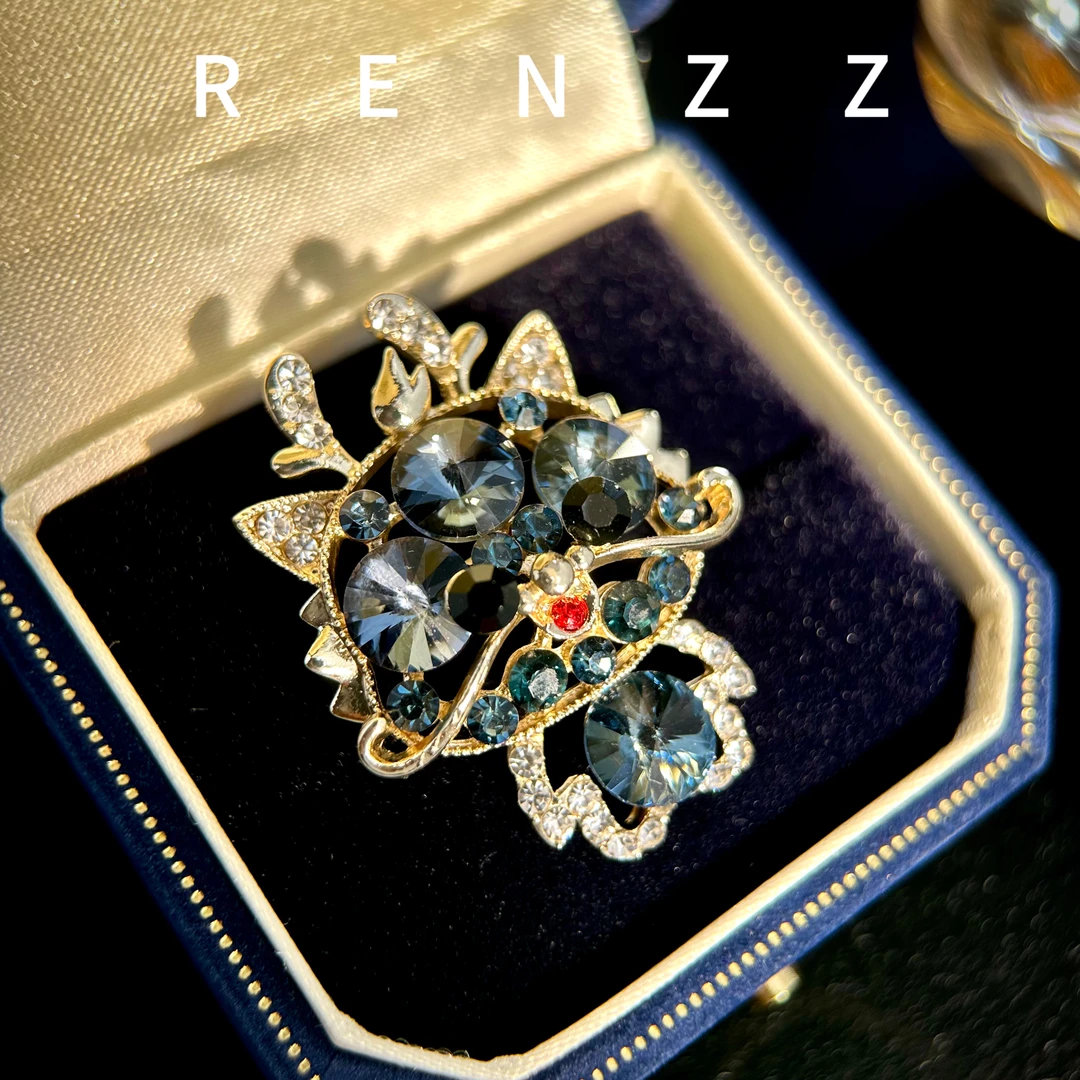 3712英★【小龙人】可爱深蓝色小龙人胸针