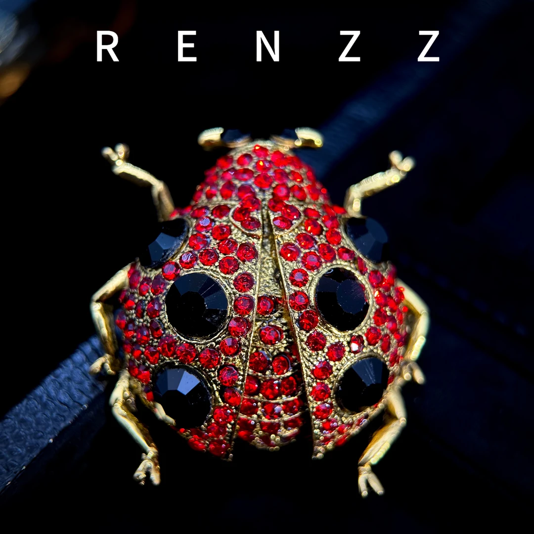 7525法★【七星瓢虫】红色七星瓢虫轻奢胸针