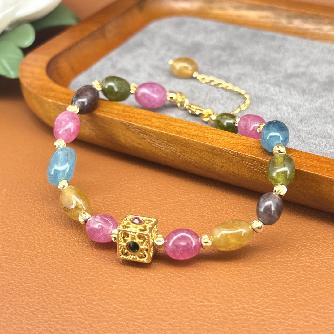 6301彩色方形手链