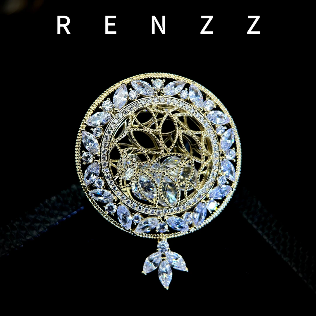 0804法★【一生所爱】高档轻奢优雅精致胸针