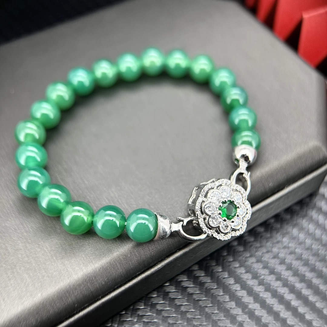 6326绿色圆球手链