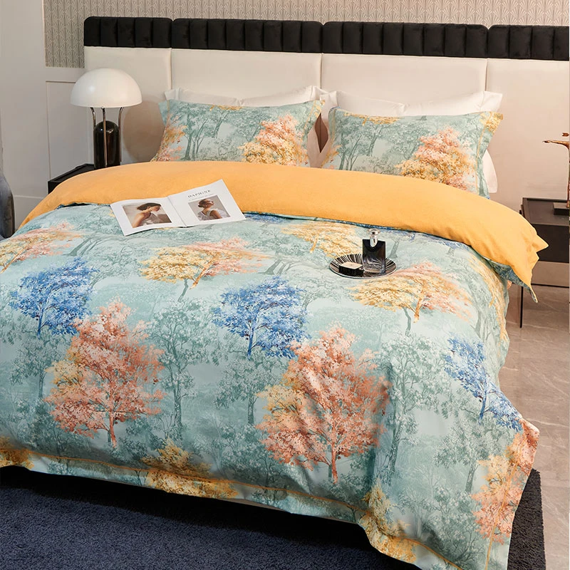 BLACK·JOES/乔德·布莱克瓷棉绒磨毛印花四件套