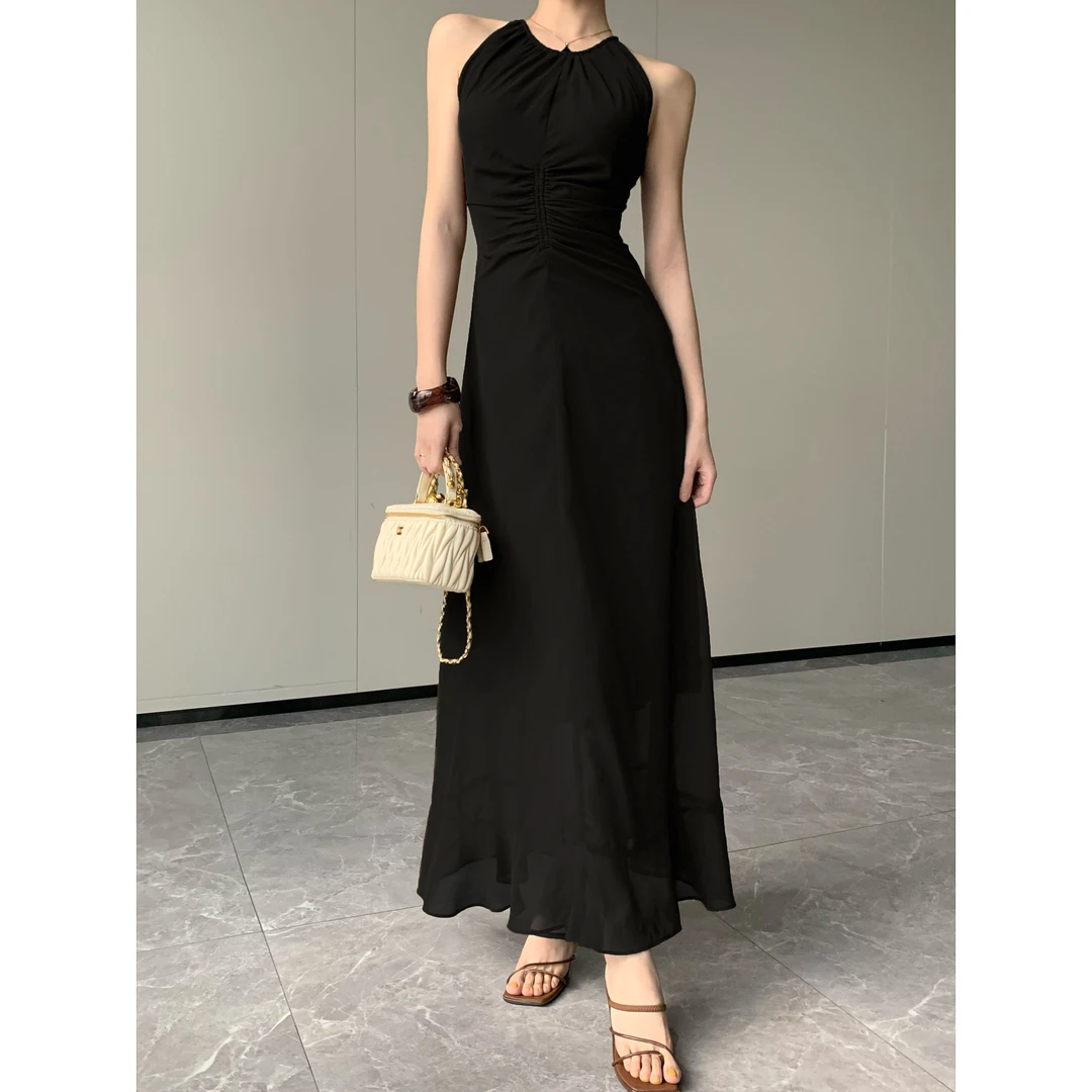 JIJINQI显瘦气质修身连衣裙夏季新款小众收腰连衣裙 JC06LZXL097