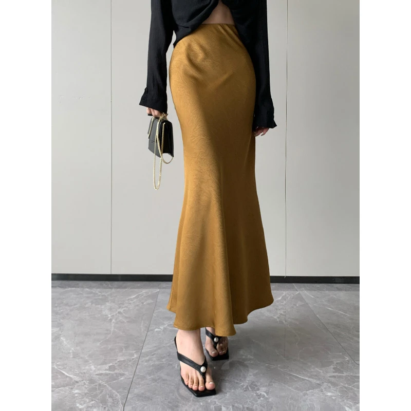 JIJINQI纪金其 新款气质显瘦修身女士半身裙 JINQC0490