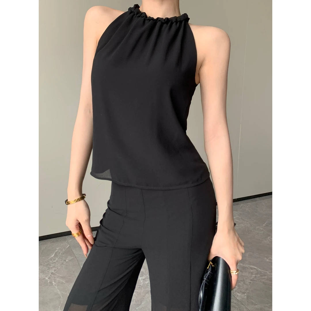 JIJINQI2024新款时尚气质显瘦上衣夏季性感女背心内搭 JINQC0550