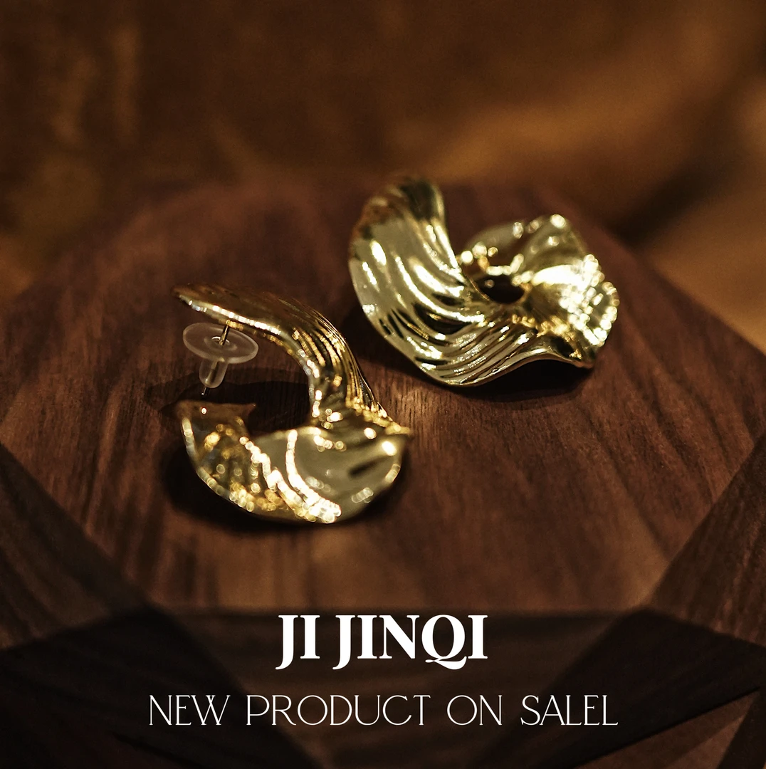 合金耳饰 气质时尚复古法式简约耳环 JINQC1203