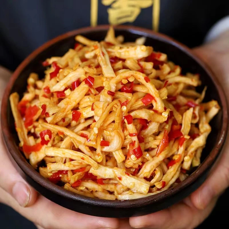 湖南特产剁椒萝卜条无油香辣脆萝卜干农家腌萝卜条280g下饭菜即食
