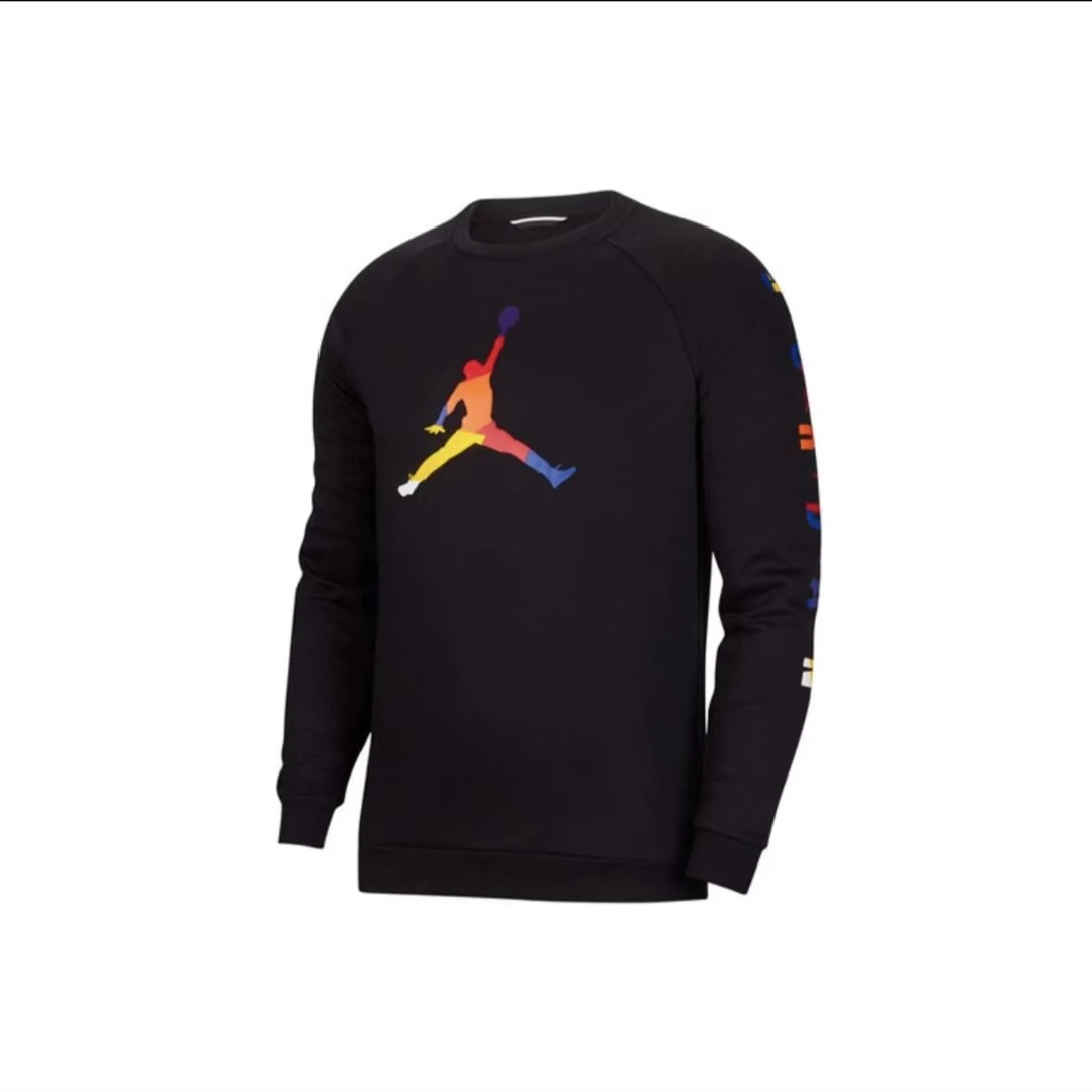 Nike Air Jordan 男子加绒保暖圆领运动休闲套头卫衣 DA6729-010