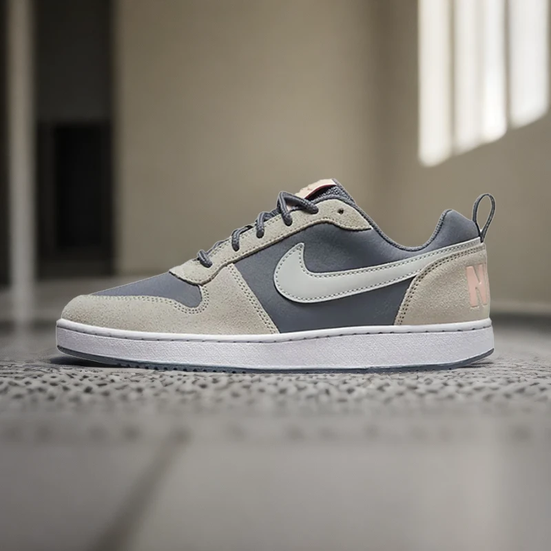 NIKE耐克Court Borough Low耐克蓝灰低帮复古休闲板鞋861533-400