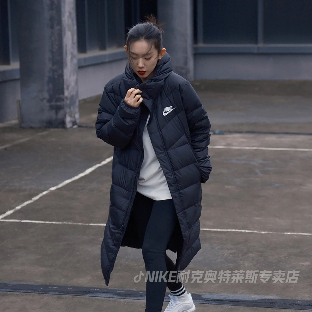 Nike/耐克SPORTSWEAR 2023冬季新款中长款保暖羽绒外套DV0756-010