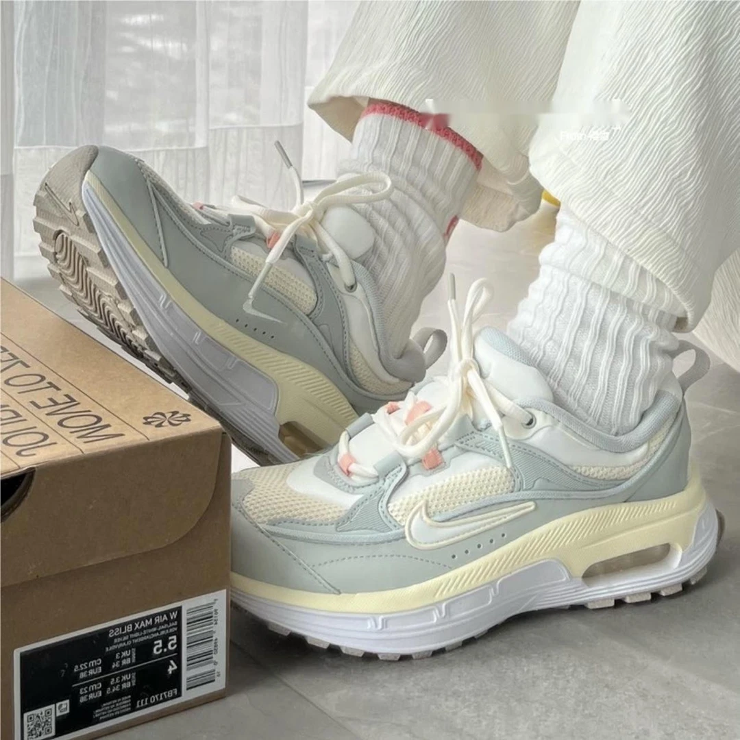 Nike耐克AIR MAX BLISS女运动鞋毛绒细节老爹鞋ins春夏新款FB7170