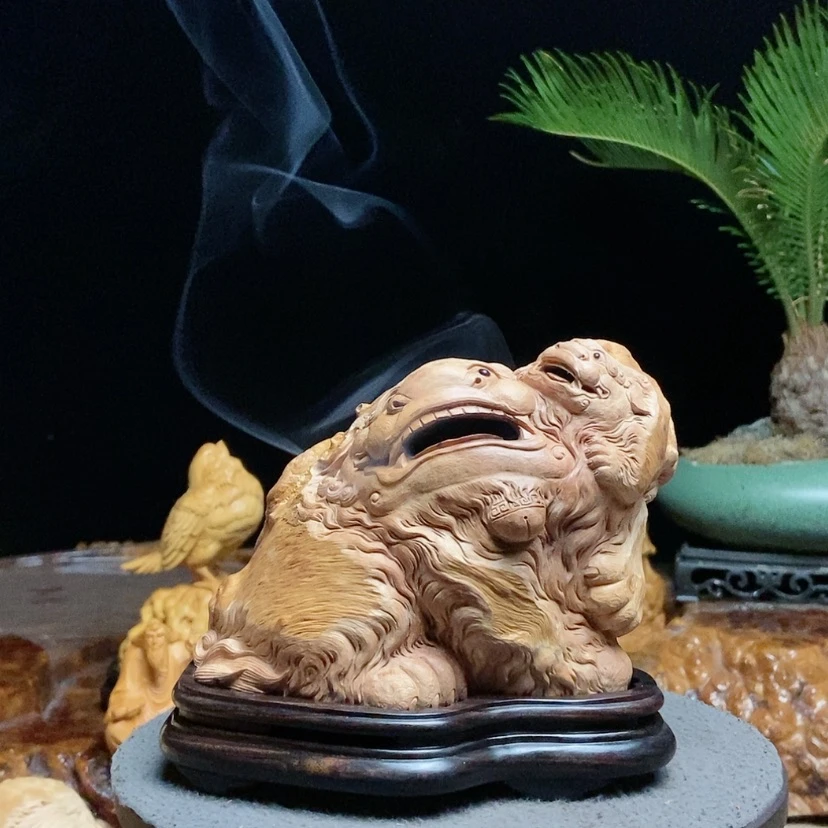 【闪购商品】荔枝木根雕淘*，