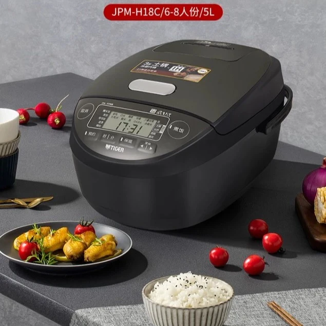 TIGER/虎牌日本进口智能压力IH土锅电饭煲5L家用6-8人JPM-H18C