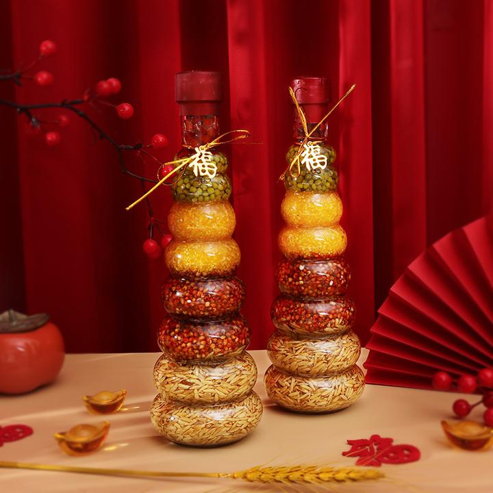 五谷丰登摆件杂粮布置乔迁之喜新居装饰搬新家入宅进新房仪式用品