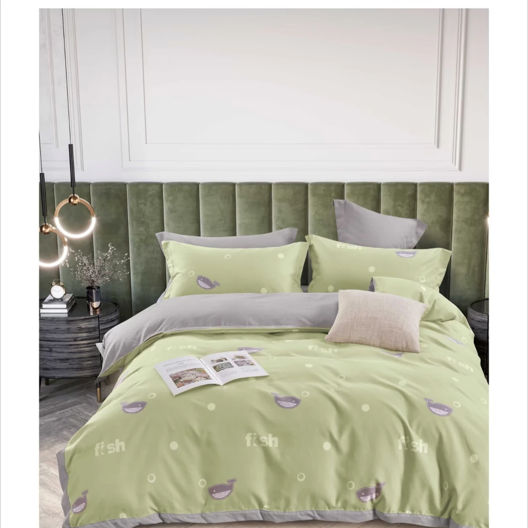 【小鲸鱼床单】磨毛双层纱精品床单150*230cm