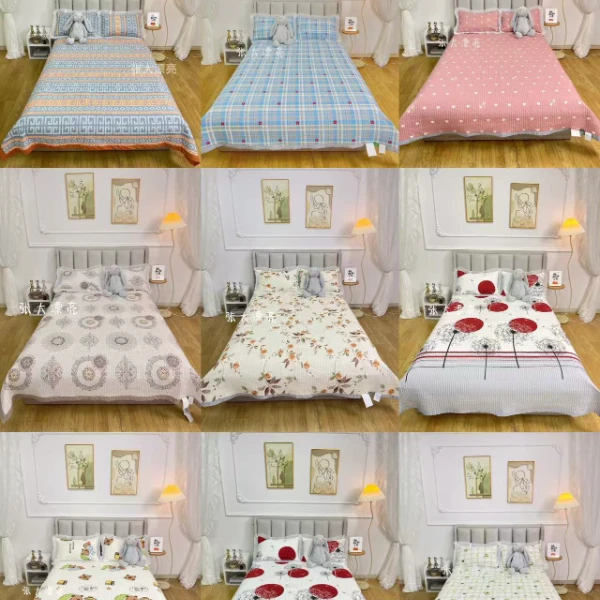 【枕套】绗缝母婴a类亲肤两面三层夹棉水洗棉