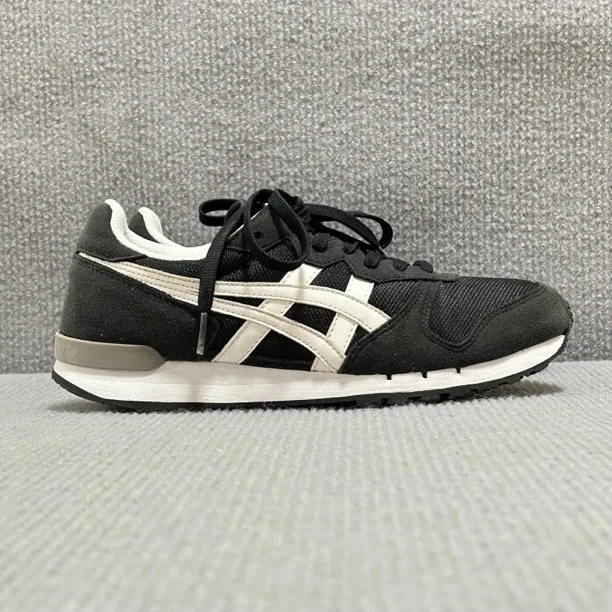 40.5码Onitsuka Tiger Alvarado 运动休闲 跑鞋 黑色 二手90新