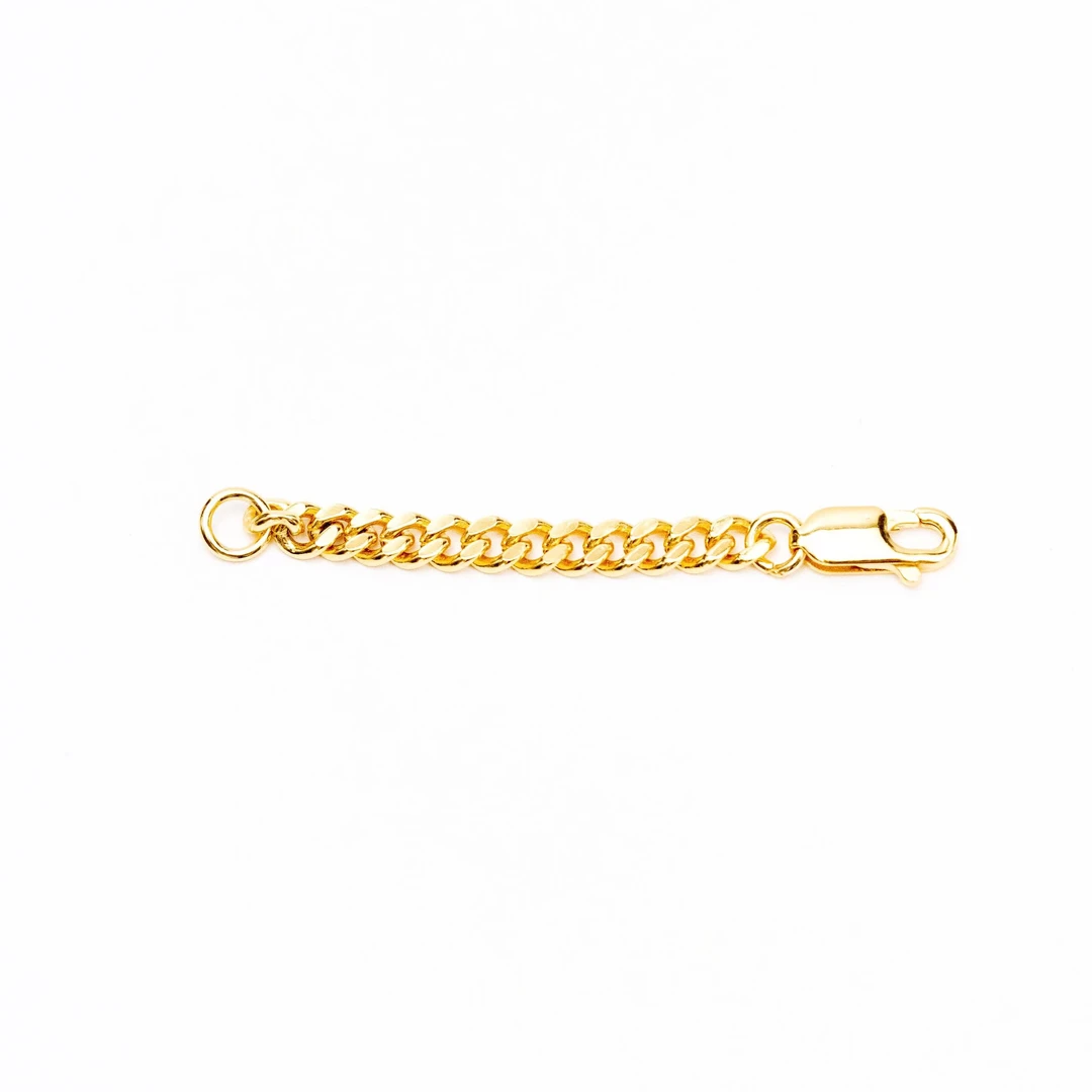 925银银制品  【古巴链延长链】气质轻奢时尚百搭欧美配件