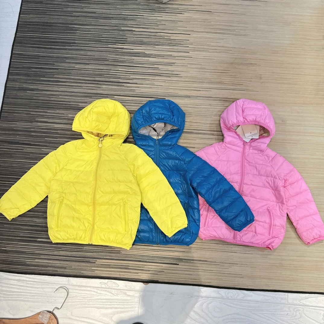 WIRGE韦氏童装儿童冬季轻便保暖白鸭绒羽绒服休闲连帽外套880014