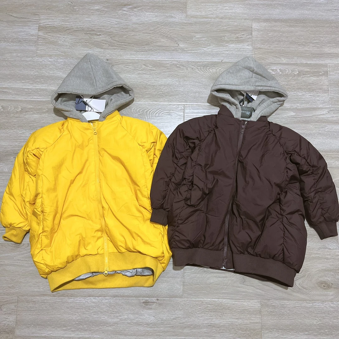 WIRGE韦氏童装男童女童冬季连帽保暖白鸭绒羽绒服休闲外套813456